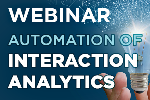 Automation of Interaction Analytics